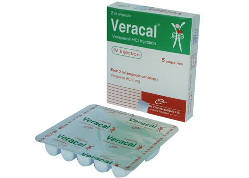 Veracal 5 mg/2 ml IV Infusion 2 ml ampoule-5's Pack