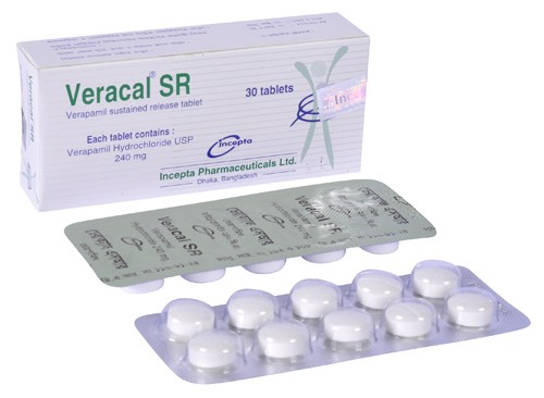 Veracal SR 240 mg Tablet-10's Strip