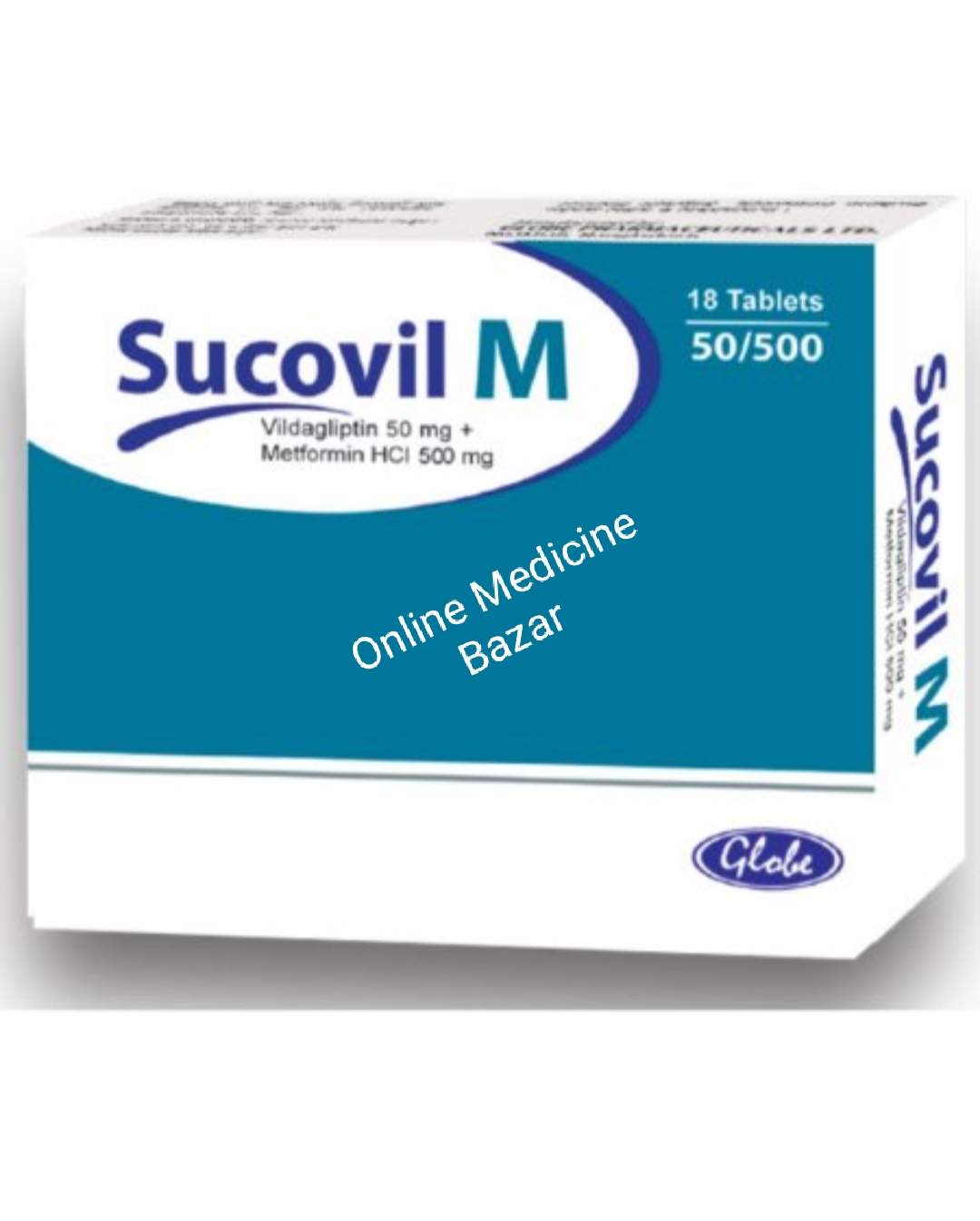 Sucovil-M 50/500 mg Tablet-18' Pack