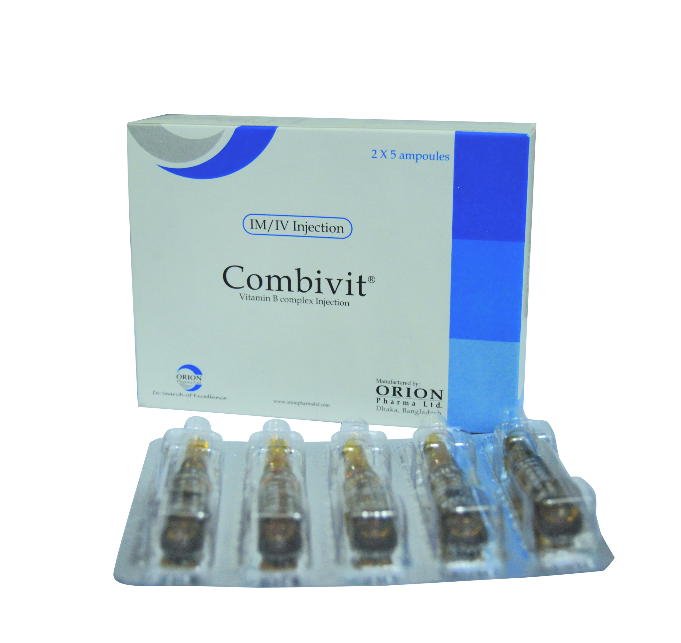 Combivit IM/IV Injection 2 ml ampoule-10's pack