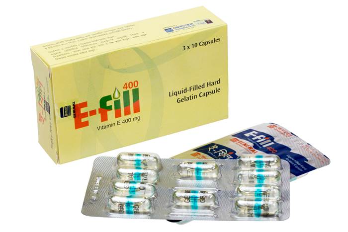 E fill 400 mg Capsule-30's Pack