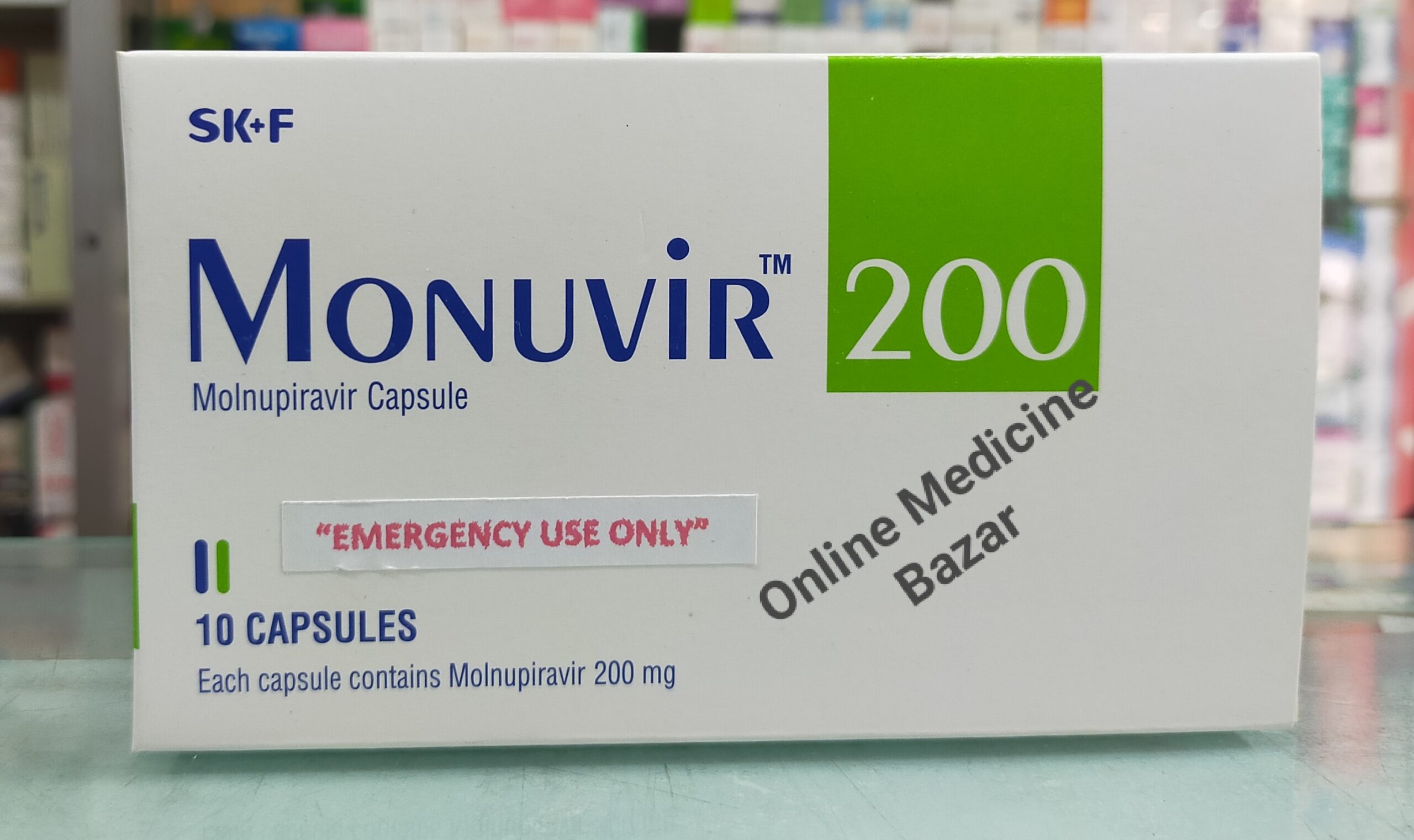 Monuvir 200 mg Capsule-10's Pack