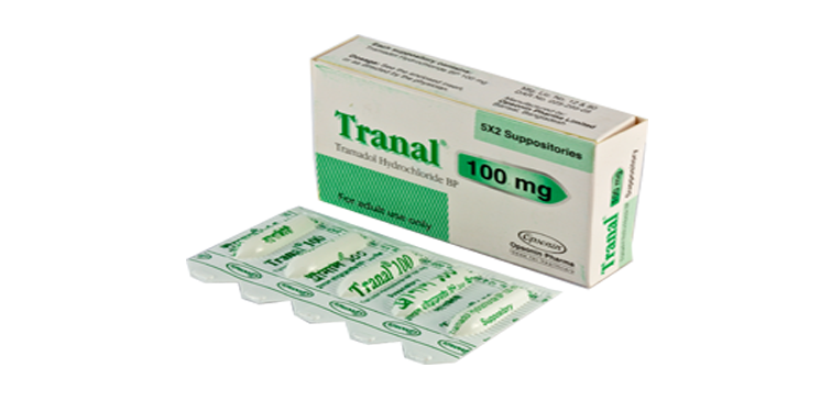 Tranal 100 mg Suppository-10's Pack