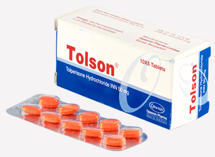 Tolson 50 mg Tablet-10's Strip