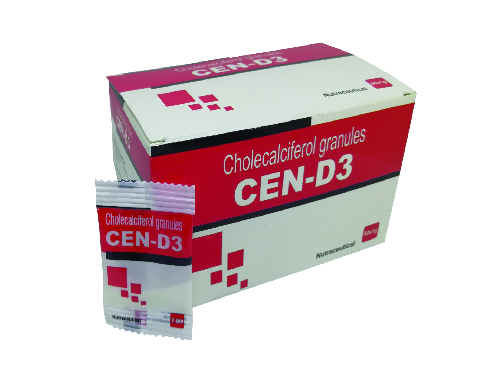 Cen-D3 Sachets-50's Pack