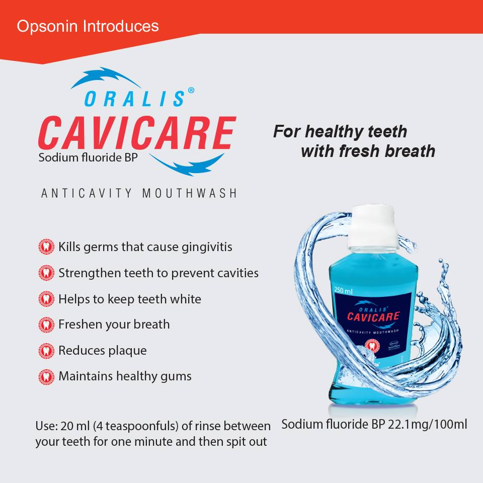 Oralis Cavicare Mouthwash-120 ml