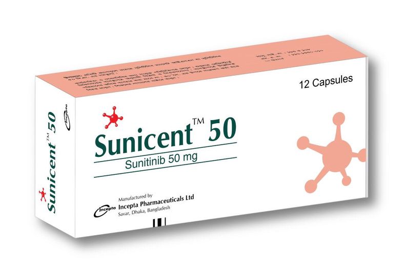 Sunicent 50 mg Capsule-12's Pack