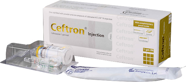 Ceftron 1 gm/vial IM Injection