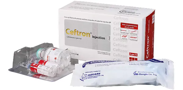 Ceftron 2 gm/vial IV Injection