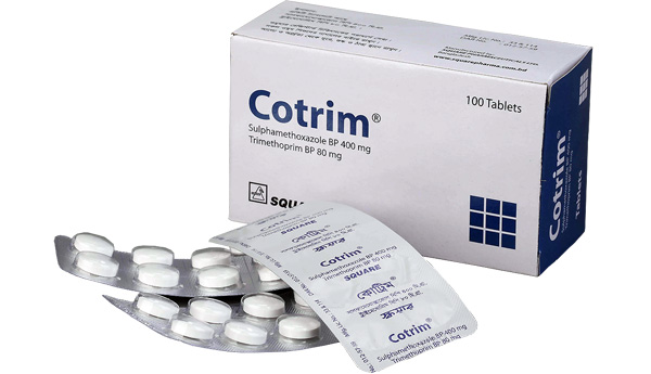 Cotrim 400 mg+80 mg Tablet-100's Pack