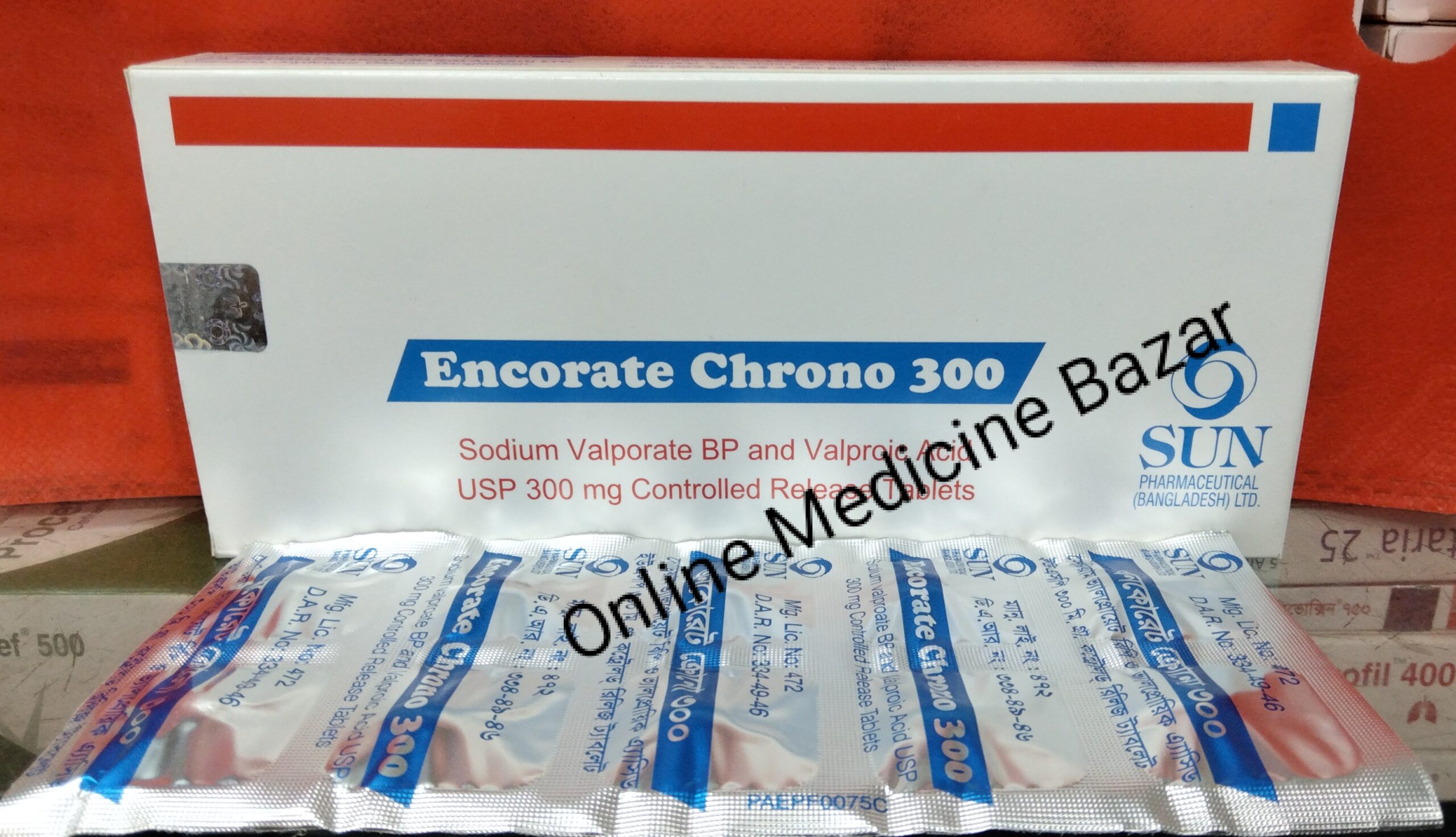 Encorate Chrono 300 mg Tablet-10's Strip