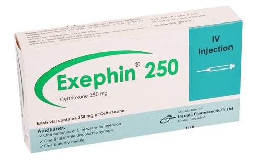 Exephin 250 mg/vial IV Injection