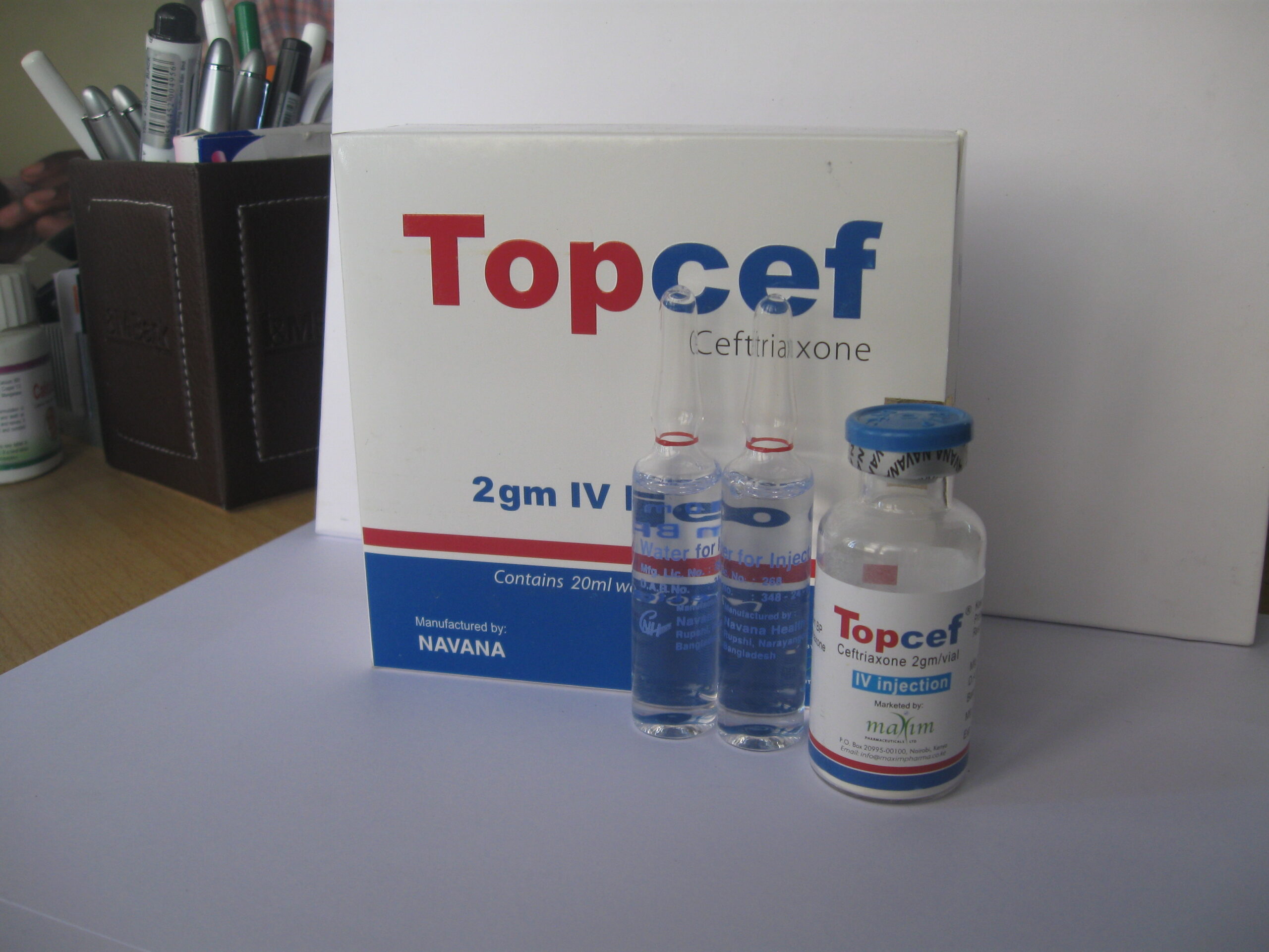 Topcef 2 gm/vial IV Injection