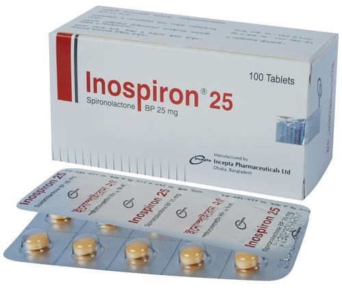 Inospiron 25 mg Tablet-10's Strip