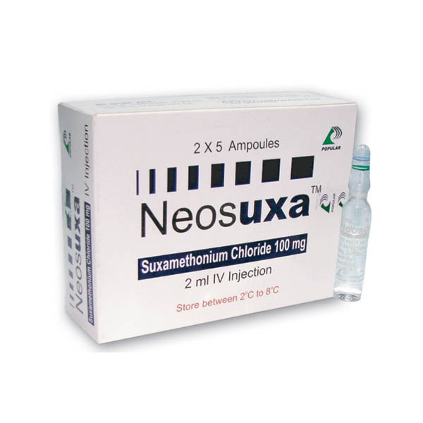 Neosuxa 100 mg/2 ml IM/IV Injection-10's Pack