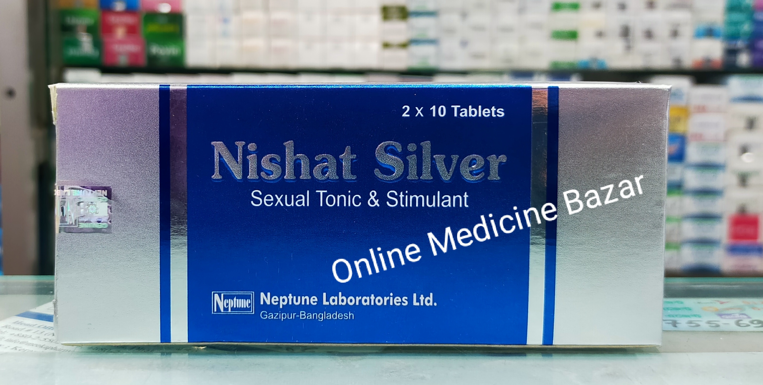 Nishat Silver Tablet-10's Strip