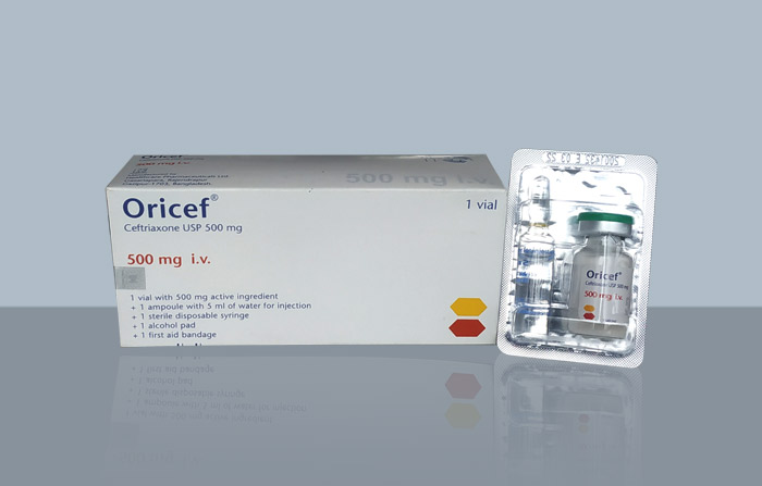 Oricef 500 mg/vial IV Injection