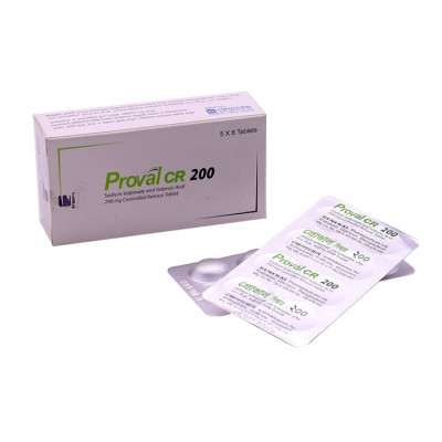 Proval CR 200 mg Tablet-8's Strip