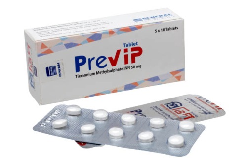 Previp 50 mg Tablet-10?s Strip