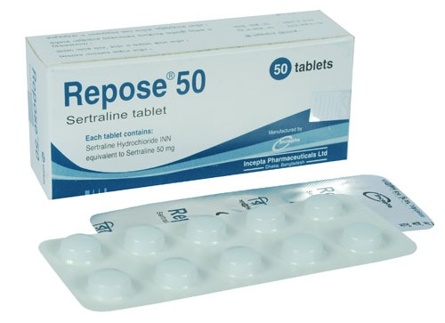 Repose 50 mg Tablet-10's Strip