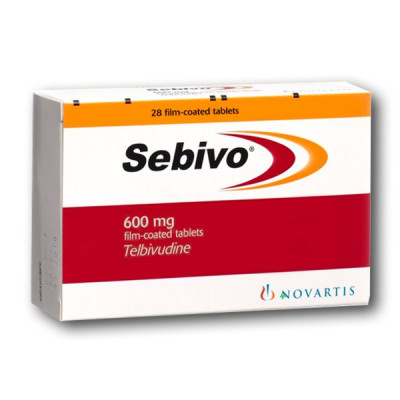 Sebivo 600 mg Tablet-28's Pack