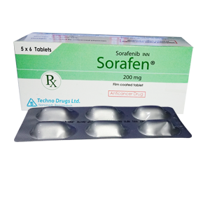 Sorafen 200 mg Tablet-30's Pack