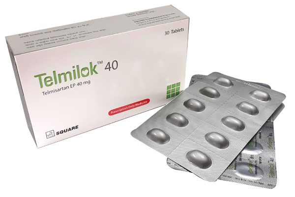 Telmilok 40 mg Tablet-10's Strip