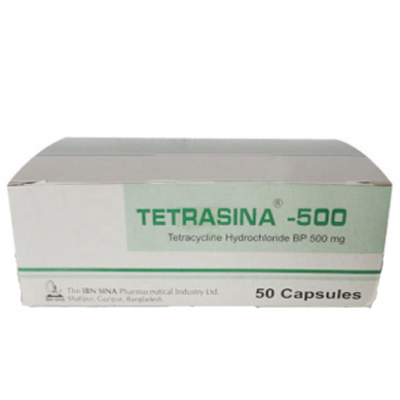 Tetrasina 500 mg Capsule-50's Pack