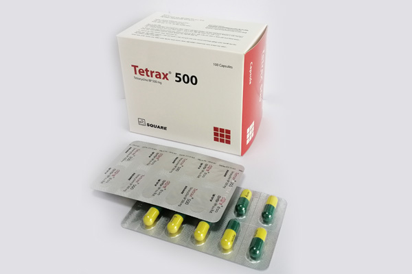 Tetrax 500 mg Capsule-10's Strip