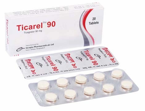 Ticarel 90 mg Tablet-10's Strip