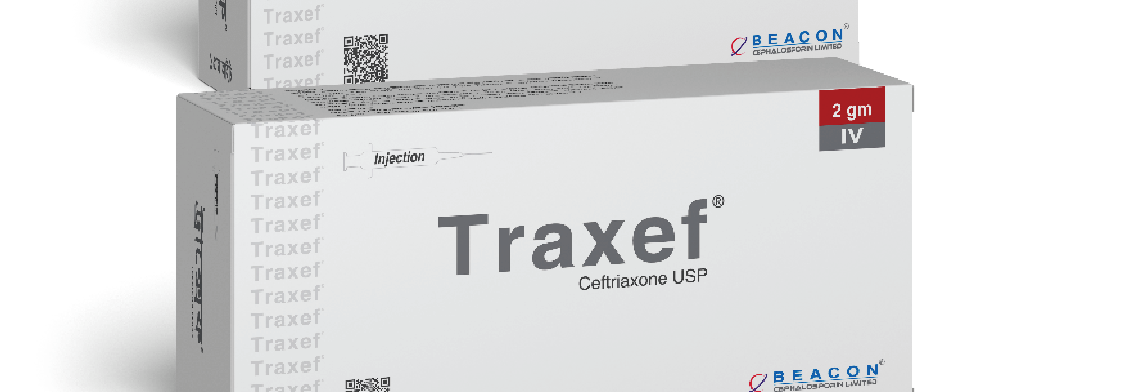 Traxef 2 gm/vial IV Injection