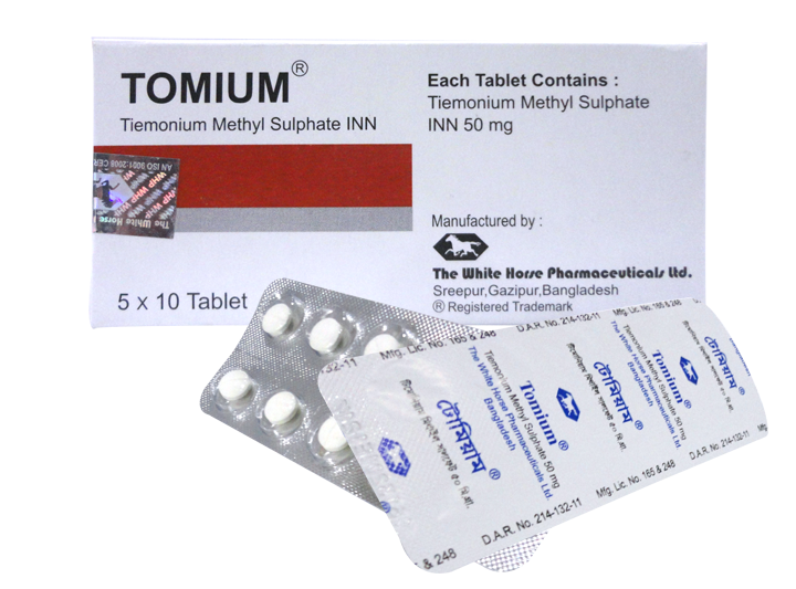 Tomium 50 mg Tablet-10's Strip