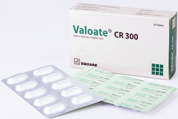 Valoate CR 300 mg Tablet-10's Strip