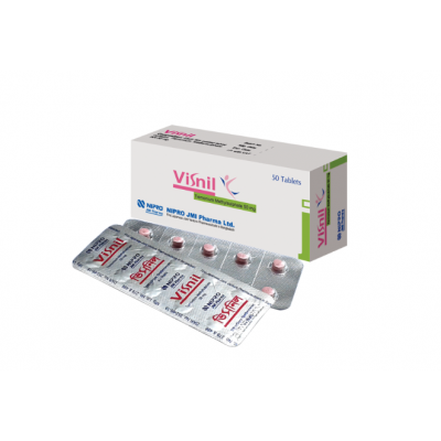 Visnil 50 mg Tablet-10's Strip