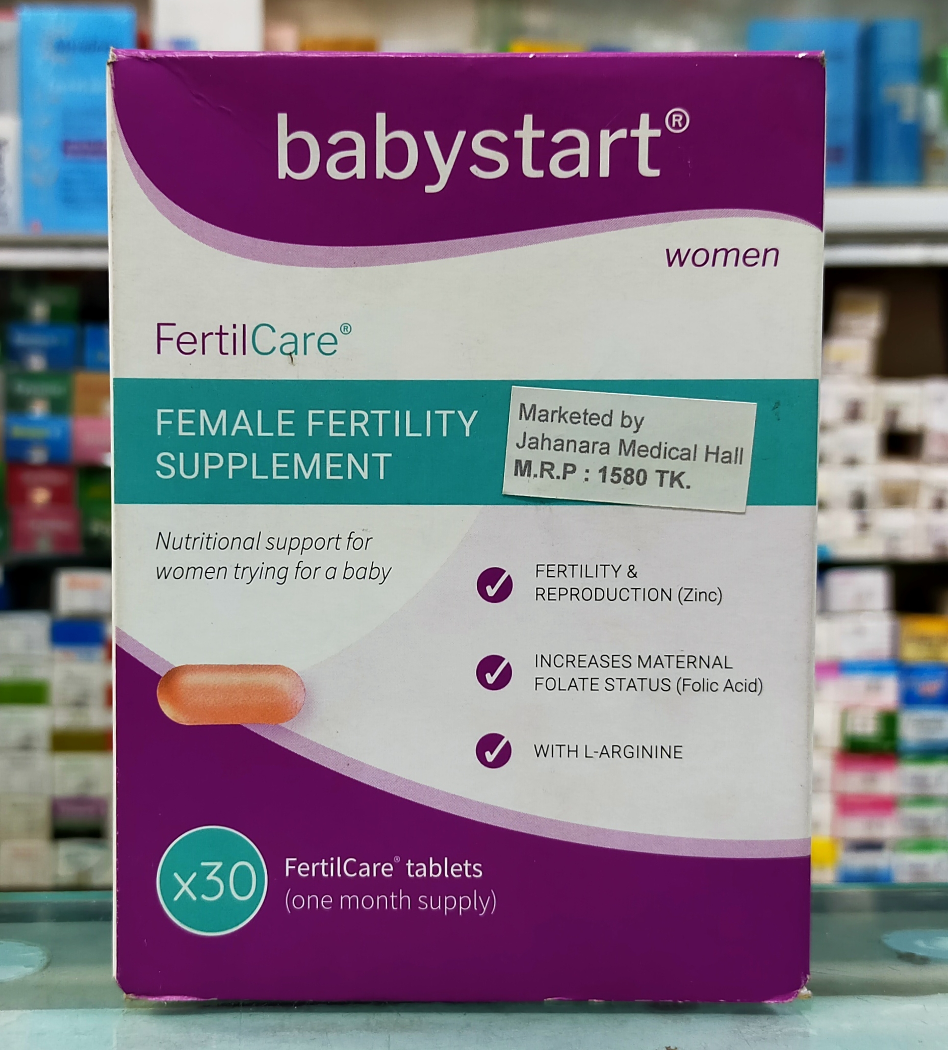 Babystart Fertilcare Women Tablet 30s Pack