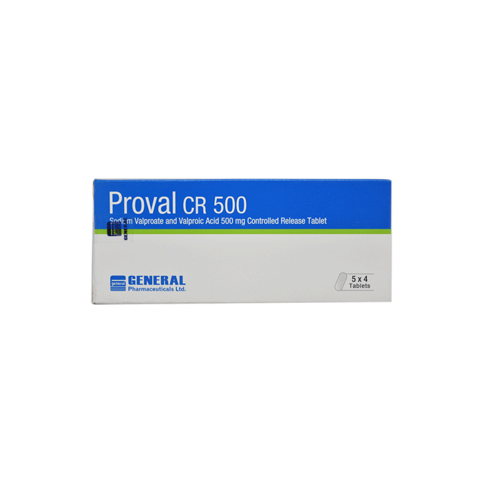 Proval CR 500 mg Tablet-4's Strip