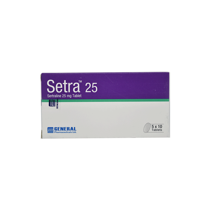 Setra 25 mg Tablet-10's Strip