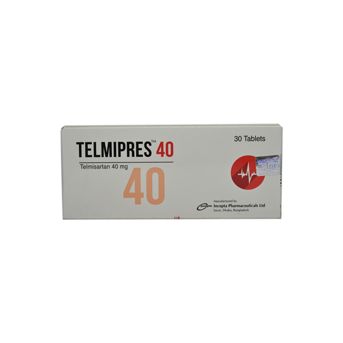 Telmipres 40 mg Tablet-10's Strip