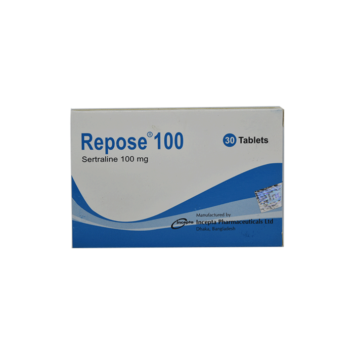 Repose 100 mg Tablet-10's Strip