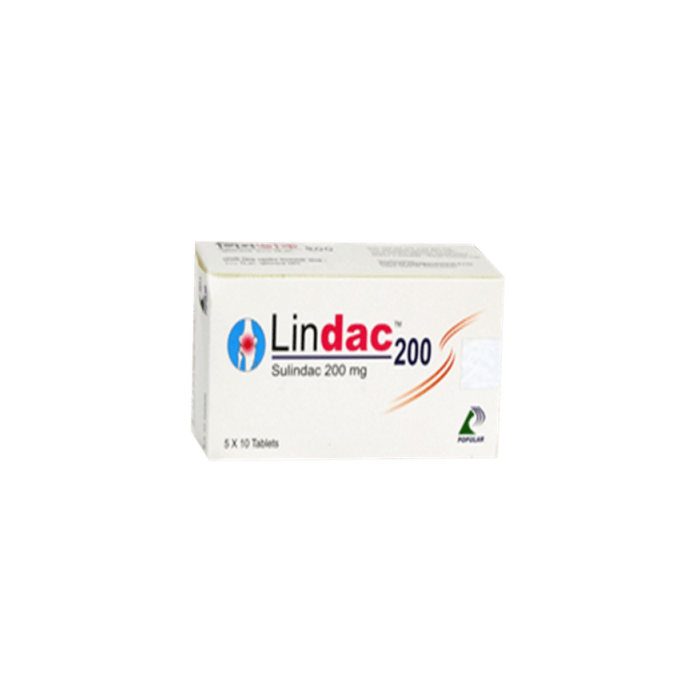 Lindac 200 mg Tablet-10's Strip