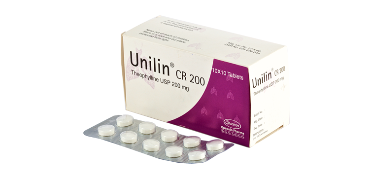 Unilin CR 200 mg Tablet -10's Strip