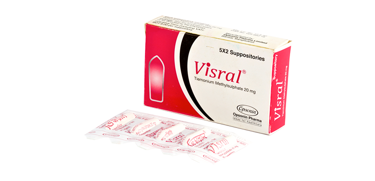 Visral 20 mg Suppository-5 Pis