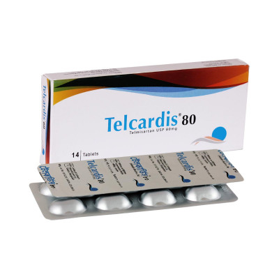 Telcardis 80 mg Tablet-7's Strip