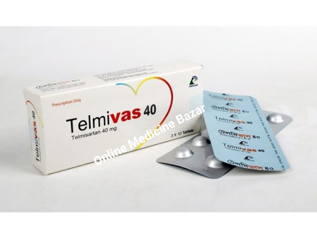 Telmivas 40 mg Tablet-30's Pack