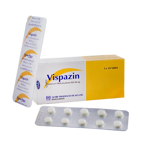 Vispazin 50 mg Tablet-10's Strip