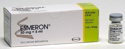 Esmeron 50 mg/5 ml IV Injection-10's Pack