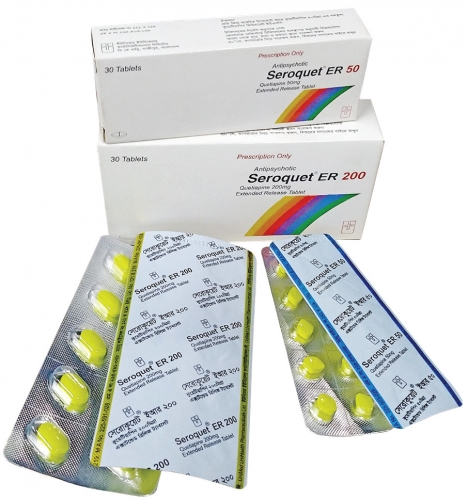 Seroquet ER 50 mg Tablet-30's Pack