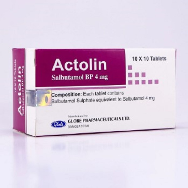 Actolin 4 mg Tablet-100?s Pack