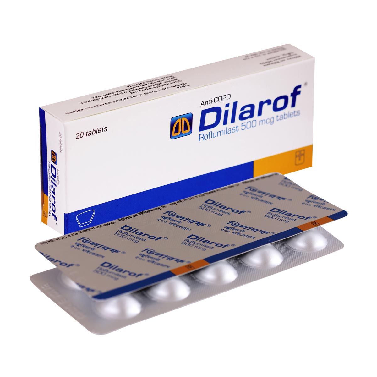 Dilarof 500 mcg Tablet-20's Pack