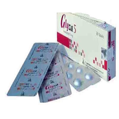 Glyza 5 mg Tablet-10's Strip